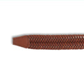 Belt - Braided Leather & Silver Buckle