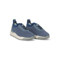 Sneakers - Bi-Material Microfiber & Leather Lace-Ups