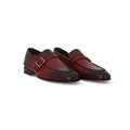 Loafers - Patinated Leather One Buckle