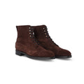 Boots - GALWAY Suede & R2 Soles Lace-Ups Eyelets + Hooks
