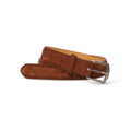Belt Plain Colour Silver Buckle Suede