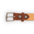 Belt Plain Colour Silver Buckle Suede