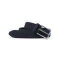 Belt - Genuine Leather Suede Silver Buckle