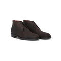 Chukka Boots - LANARK Iron Waxed Suede & Rubber Soles Lace-Ups