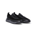 Sneakers - Suede,Grained Leather & Rubber Soles Lace-Ups
