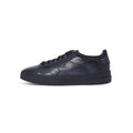 Sneakers - Patinated Leather & Rubber Soles Lace-Ups