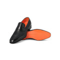 Loafers - Distressed Grained Leather & Leather Soles + Apron