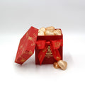 Mini Cube with Gianduia Hearts Red
