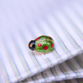 Cufflinks - Ladybirds Sterling Silver & Enamel