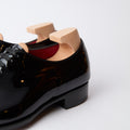 Oxfords – SINATRA Black Patent Leather Red Lining & Leather Soles Lace-Ups