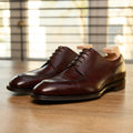 Derbies – STAMFORD Hatch Grain Calf Leather & Single Rubber Wensum Soles Lace-Ups + Apron