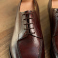 Derbies – STAMFORD Hatch Grain Calf Leather & Single Rubber Wensum Soles Lace-Ups + Apron
