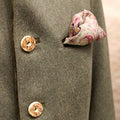 Austrian Jacket – LEOPOLD Cashmere Flannel, Horn Buttons & Smooth Velvet Collar