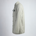 Jacket – Wool, Cotton & Silk Deconstructed Mao Collar Buttoned-100782898