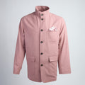 Jacket – Wool, Cotton & Silk Deconstructed Mao Collar Buttoned-100782898