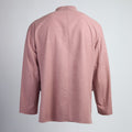 Jacket – Wool, Cotton & Silk Deconstructed Mao Collar Buttoned-100782898