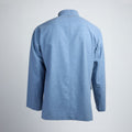 Jacket – Wool, Cotton & Silk Deconstructed Mao Collar Buttoned-100782898