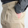 Pants – REBEL Gabardine Cotton Stretch With One Pleat-100782992