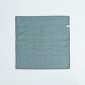 Pocket Square – Double Face Paisley Print & Squares Silk-100783163
