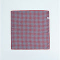 Pocket Square – Double Face Paisley Print & Squares Silk-100783163