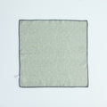 Pocket Square – Double Face Floral Print & Heathered Color Silk-100783168