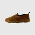 Espadrilles – JOEL T Cowhide Leather (Suede), Sheepskin leather & Rubber Soles + Elastic Side Straps