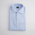 Shirt – Linen Single Cuff, Button-Down Under, Open Collar