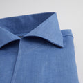 Shirt – Linen Single Cuff, Button-Down Under, Open Collar