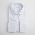 Shirt – Striped Cotton Double Cuff, Italian Collar