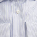 Shirt – Striped Cotton Double Cuff, Italian Collar