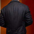 Double-Breasted Coat - Twill Cashmere With Martingale