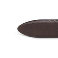 Belt - Grained Leather Silver Buckle