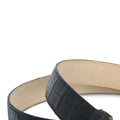 Belt - Exotic Leather & Silver Buckle