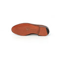 Penny Loafers - PICCADILLY Burnt Pine loafers with apron Leather & Leather Soles