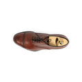 Half Brogue Derbies - HYTHE Burnt Pine Leather & Leather Soles Lace-Ups