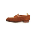 Penny Loafers - PICCADILLY Nutmeg Suede, Canvas loafers with apron Leather & Leather Soles