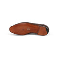 Loafers - WINCHELSEA Dark Oak Calf loafers with apron Leather & Leather Soles