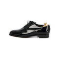 Oxfords - LADBROKE Black Patent Leather & Leather Soles Lace-Ups