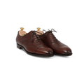 Oxfords - CHELSEA Dark Oak Leather & Leather Soles Lace-Ups