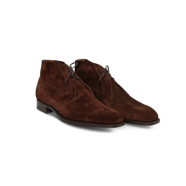 Chukka Boots - SILVERSTONE Suede & Leather Soles Lace-Ups