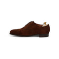 Oxfords - WELLS Coffee Suede & Leather Soles Lace-Ups