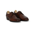 Derbies - FARRINGDON Dark Oak Calf Leather & Leather Soles Lace-Ups