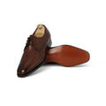 Derbies - FARRINGDON Dark Oak Calf Leather & Leather Soles Lace-Ups