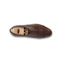 Oxfords - BERKELEY Dark Oak Calf Leather & Leather Soles Lace-Ups