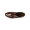 Oxfords - BERKELEY Dark Oak Leather & Leather Soles Lace-Ups