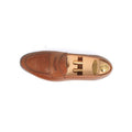 Penny Loafers - PICCADILLY Burnt Pine loafers with apron Leather & Leather Soles