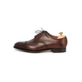Derbies- ELMSLEY Dark Oak Antique Leather & Leather Soles Lace-Ups