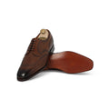 Derbies - COWES Dark Oak Calf Leather & Leather Soles Lace-Ups