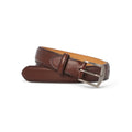 Belt - Calf Leather & Silver Buckle