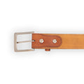 Belt - Scaly Calf Leather & Silver Buckle